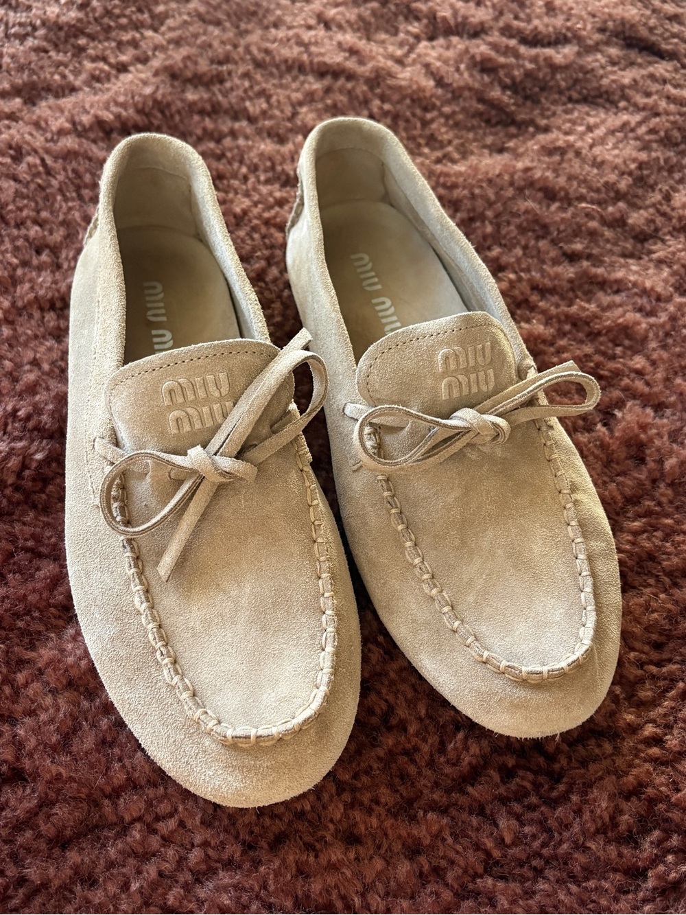 Miu Miu Suede Loafers